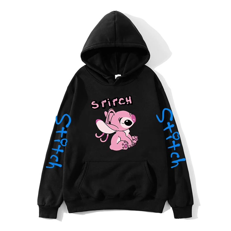 thumbnail image 1 of Sudaderas con capucha de Disney para hombres y mujeres, sudadera con capucha de los años 90, Y2k, Stich, ropa de calle Harajuku para niños y niñas, 1 of 3