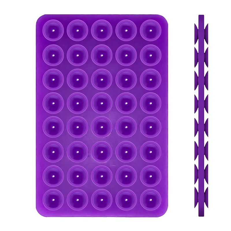 Color Backed Adhesive Silicone Suction Pad