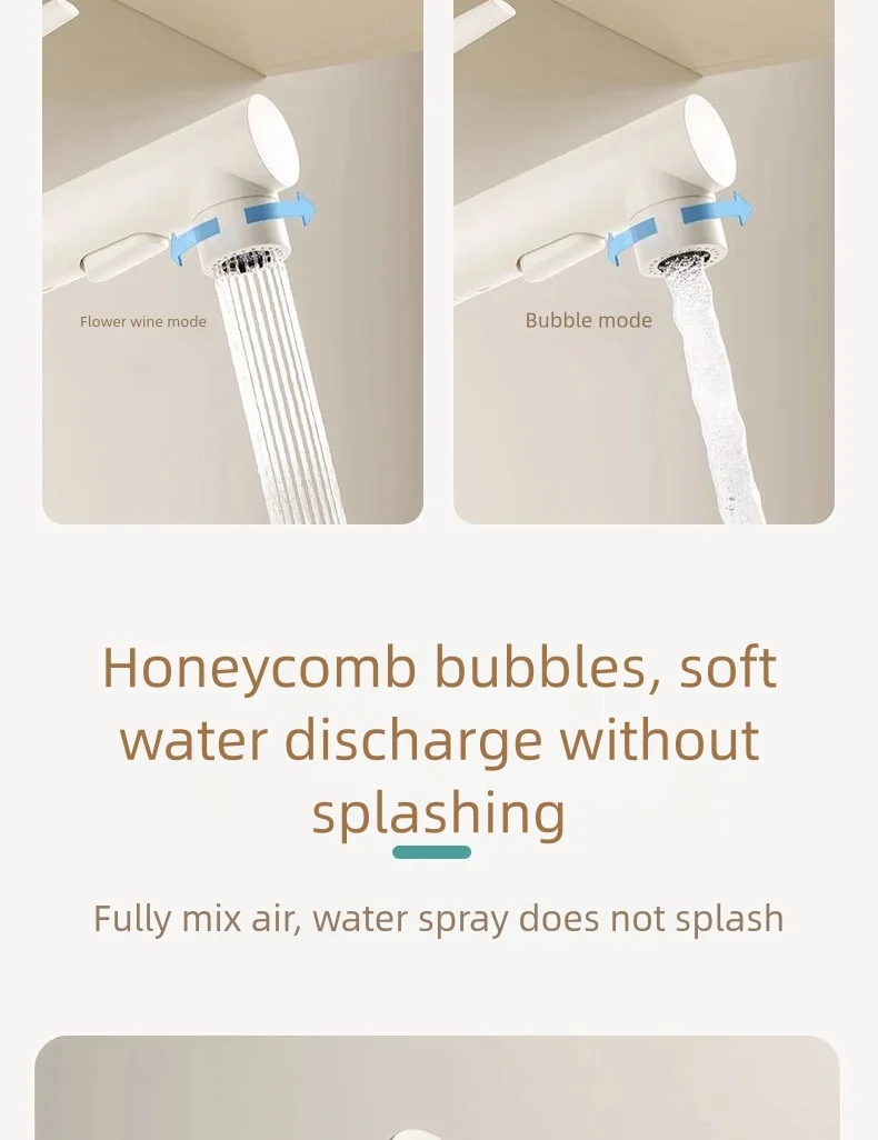 Description Picture 6 of itemBathroom Basin Faucet Multifunctional Pull Out Hot and Cold Water Faucet Restrooms Multiple Spouts Easy to Wash Hair Gargle