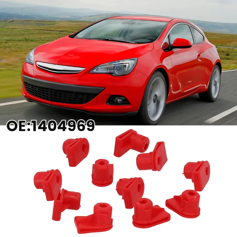 

10pcs Car Bumper Mounting Grommet Nut Screw 1404969 24449408 For Vauxhall For Opel Correct Connector Easy Direct Installation.