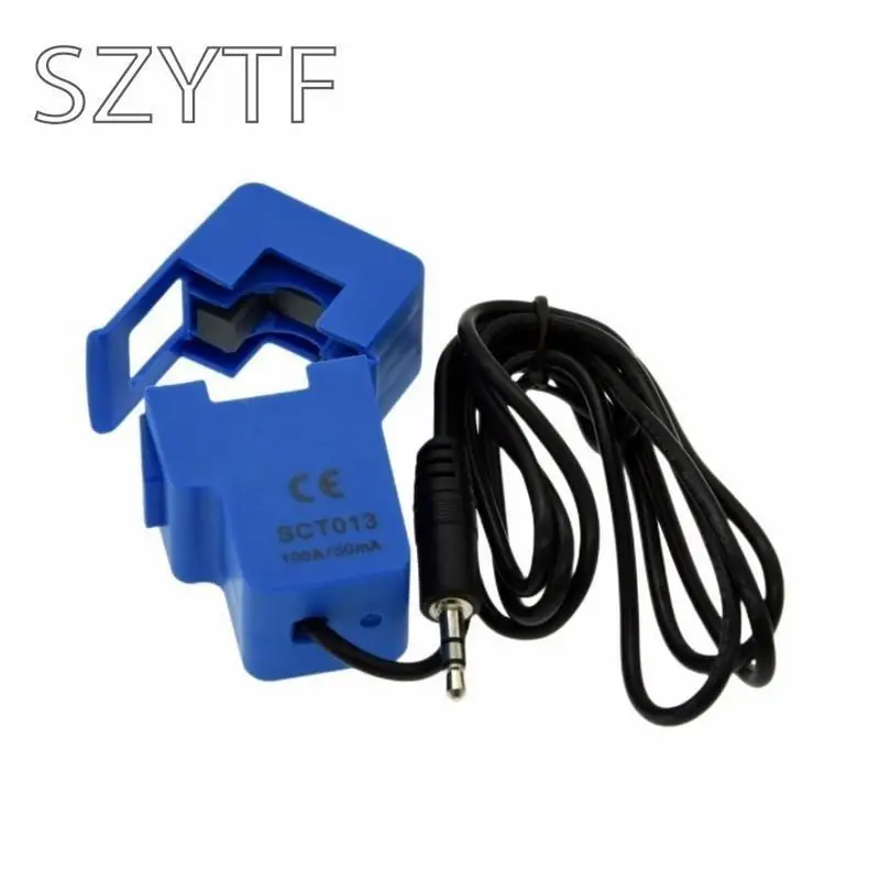 SCT013 Split Core Current Transformer AC Current Sensor 5A 10A 15A 20A 30A 50A 60A 100A 1V 50mA Open-Close Non-invasive Amp image 4