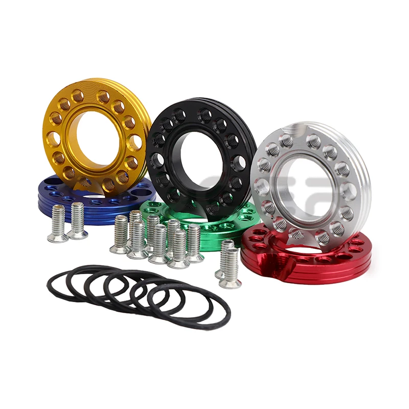 

Motorcycle ATV CNC 28mm Carb Carburetor Flange Spinner Plate Adaptor Inlet Manifold Adjuster For Honda Kawasaki Yamaha Universal