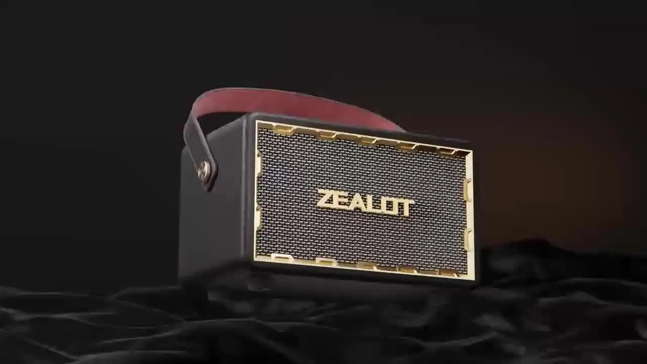 ZEALOT MT01 ポータブル 60W ワイヤレススピーカー、4つのサブ