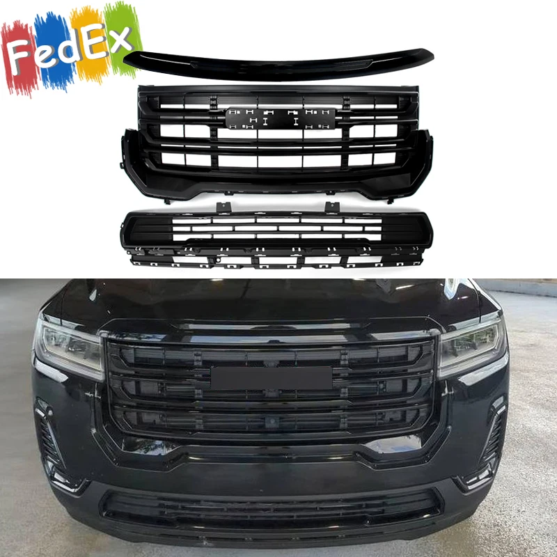 Centre Racing Grille for GMC Acadia SLT 2020 2021 2022 2023 Front ...