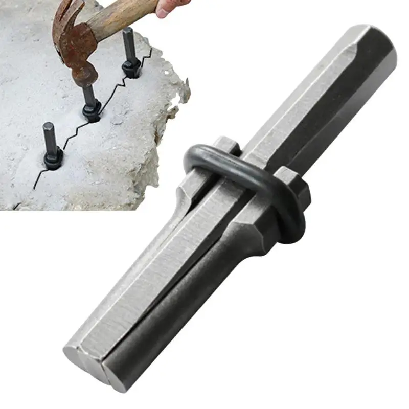 

Stone Splitting Wedges Heavy Duty Rock Wedges Iron Rock Stone Splitting Tools Work On Massive Limestone And Granite