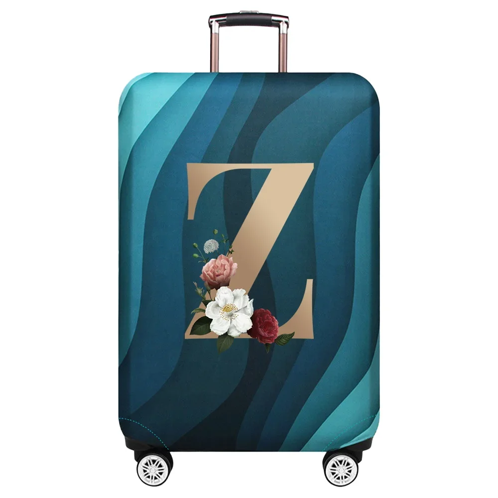 Gold Letter Print Luggage Protective Dust Cover & Travel Accessory
