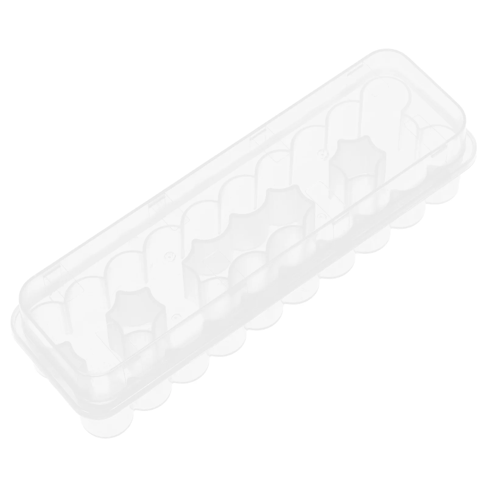 Tube Freezer Storage Box Vials Storage Box Plastic Tube Stand Holder With Cover Grid Vials Shelf Plastic Case For Vial F