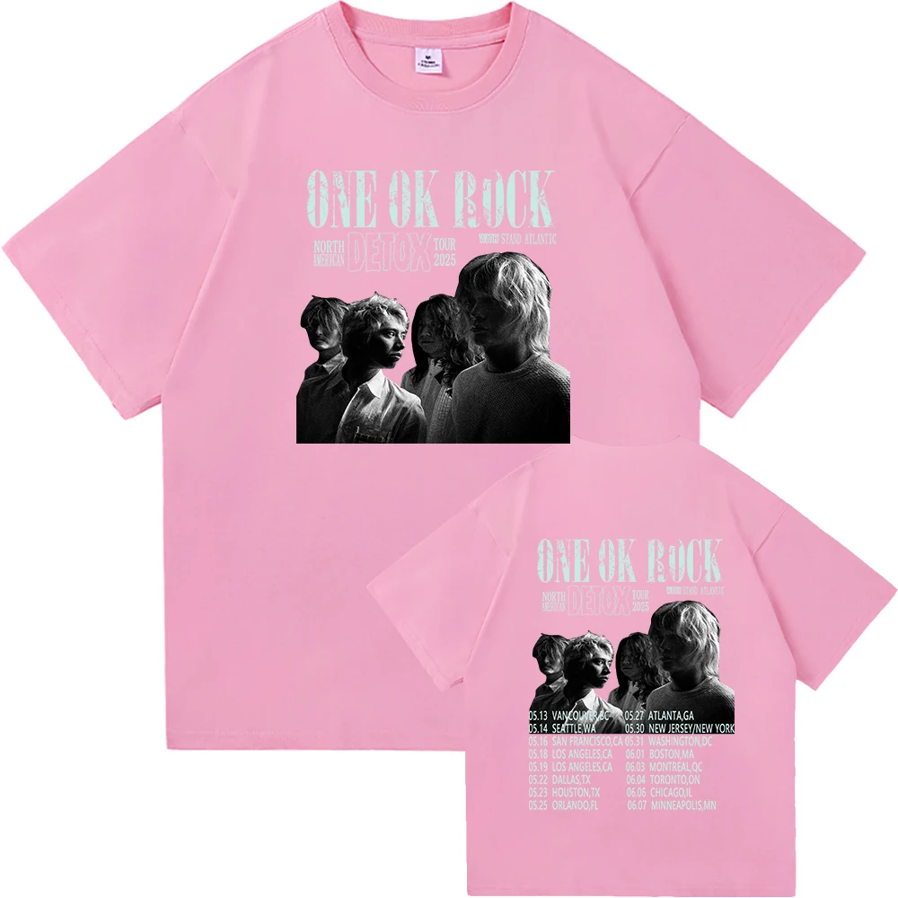 One Ok Rock DETOX Tour 2025 TShirt Fashion Men/women