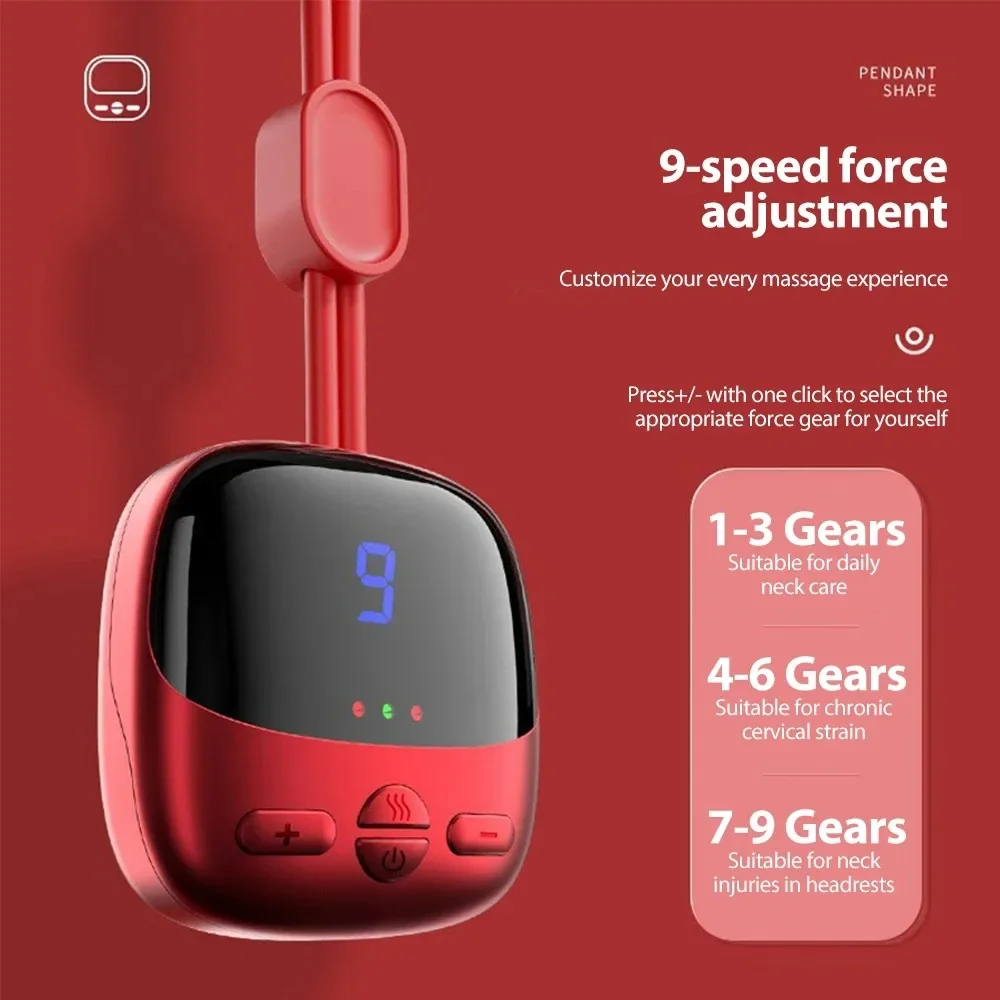 Portable Intelligent Neck Massager with Constant Temperature Hot Compress