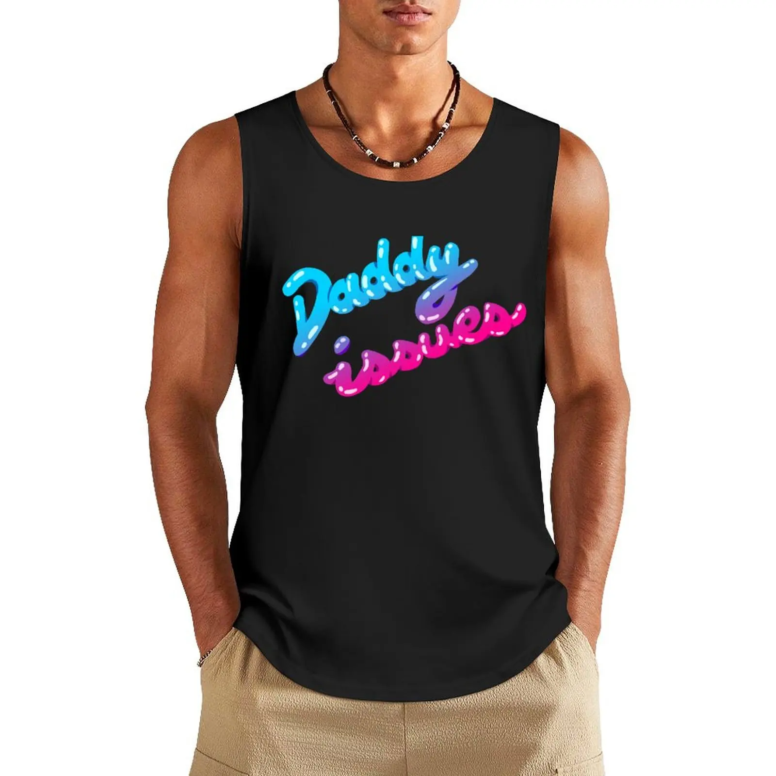 Daddy Issues Tank Top Man sleeveless shirt Gym clothes