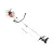 42.7cc Gas Weed Wacker, 2-stroke Gasoline Engine Weed Trimmer, Gas Brush Cutter, Multifunction Garden Trimmer and Brush Cutter 2