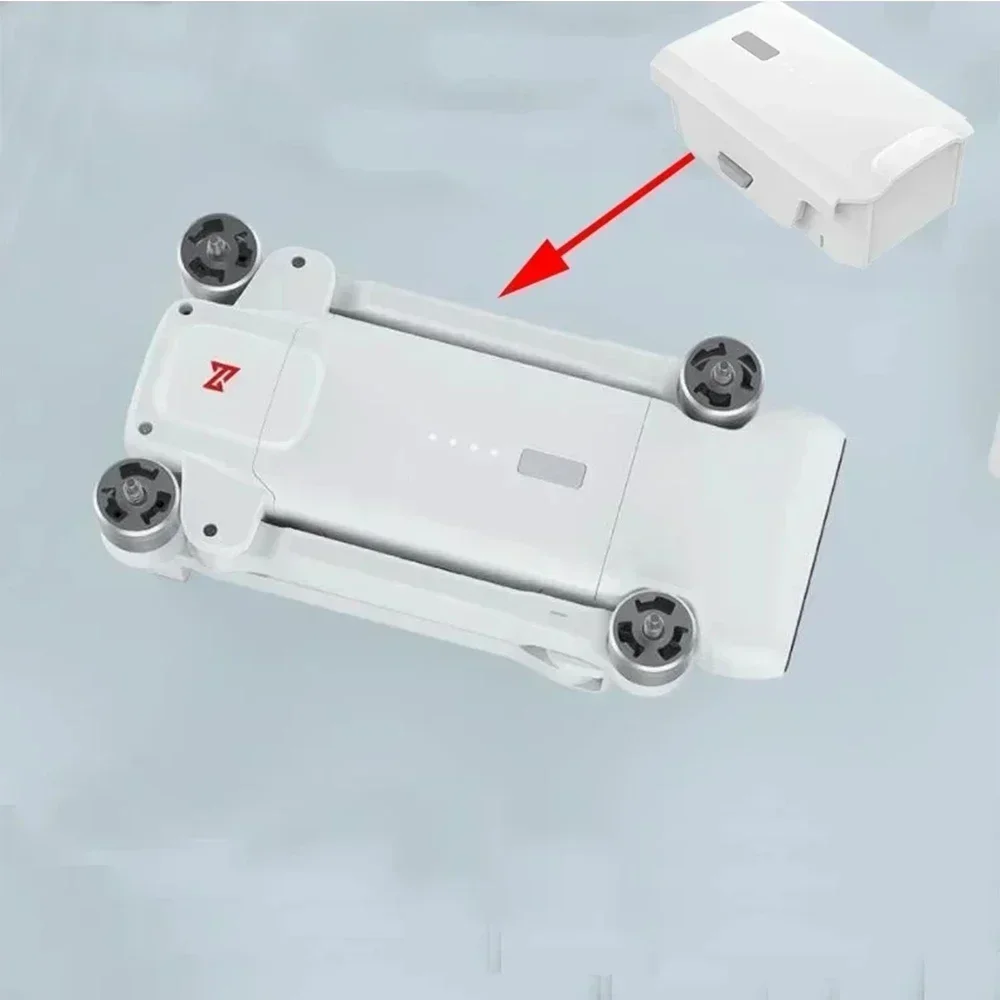 Dessous de la batterie drone FIMI X8 SE montrant les contacts métalliques et la capacité 4500mAh.