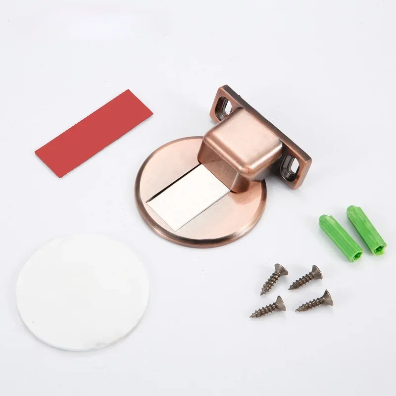 Door Stopper Magnetic Door Stopper Magnet Door Stops Stainless Steel Door Stopper Magnetic Holder Toilet Glass Hidden Doorstop Furniture Hardware