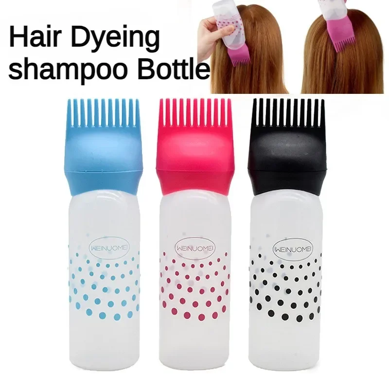 

1PCS 200ML Hair Dye Applicator Bottles Plastic Dyeing Shampoo Bottle Oil Comb Brush Styling Tool Hair Coloring Hair Tools