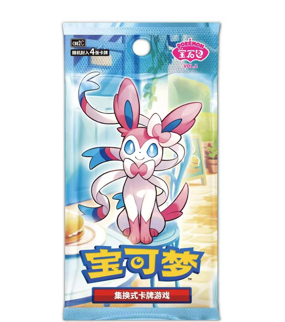 Original Cards Gem Pack Vol.2 Chinese Pokemon TCG Eevee