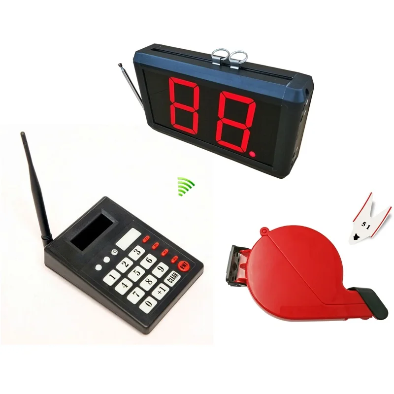 

Led Display Numerical Wireless Queue Management System Ticket Dispenser