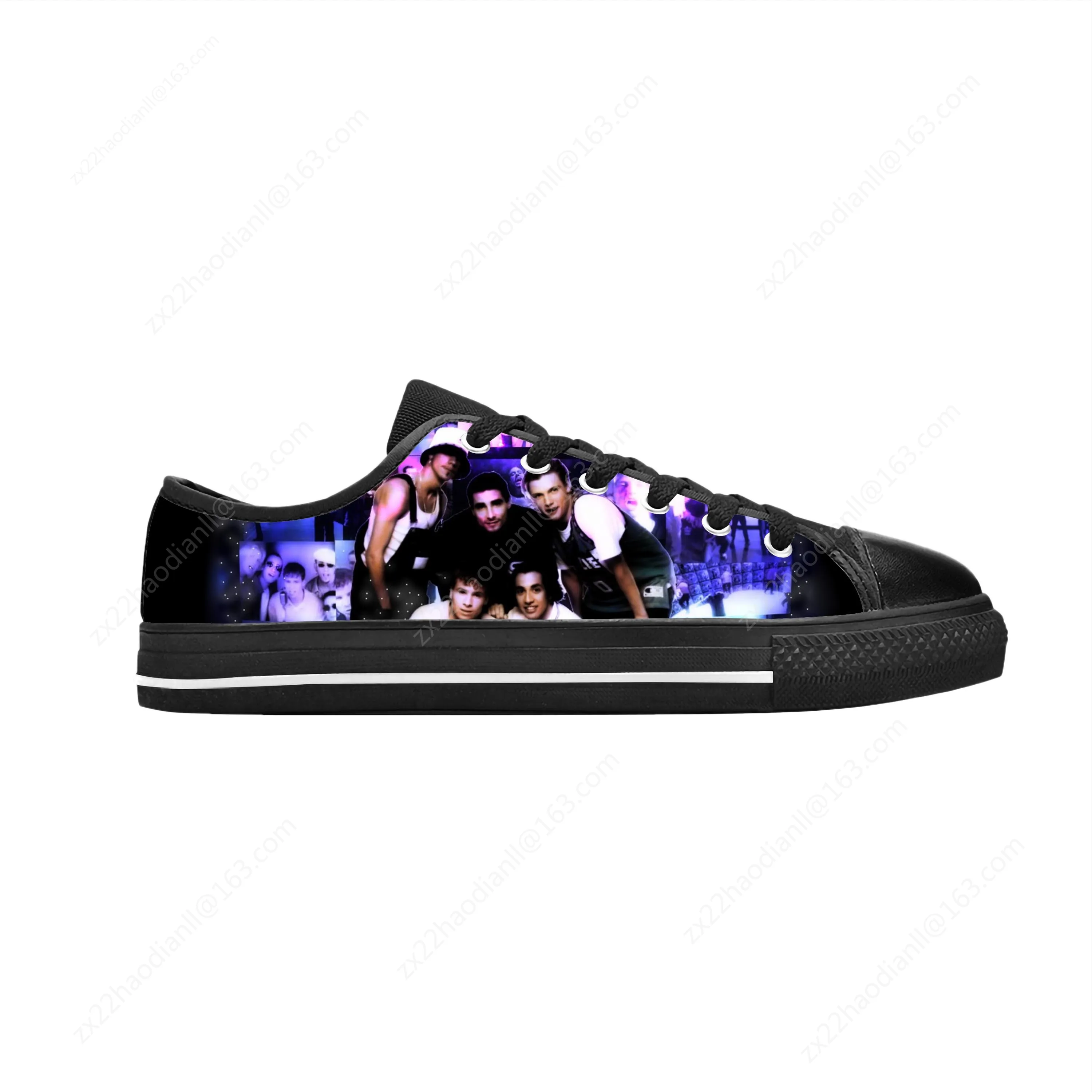 Backstreet Boys Pop Rock Band Music Singer Fashion Casual Cloth Shoes Low Top Comfortable Breathable 3D Print Men Women Sneakers