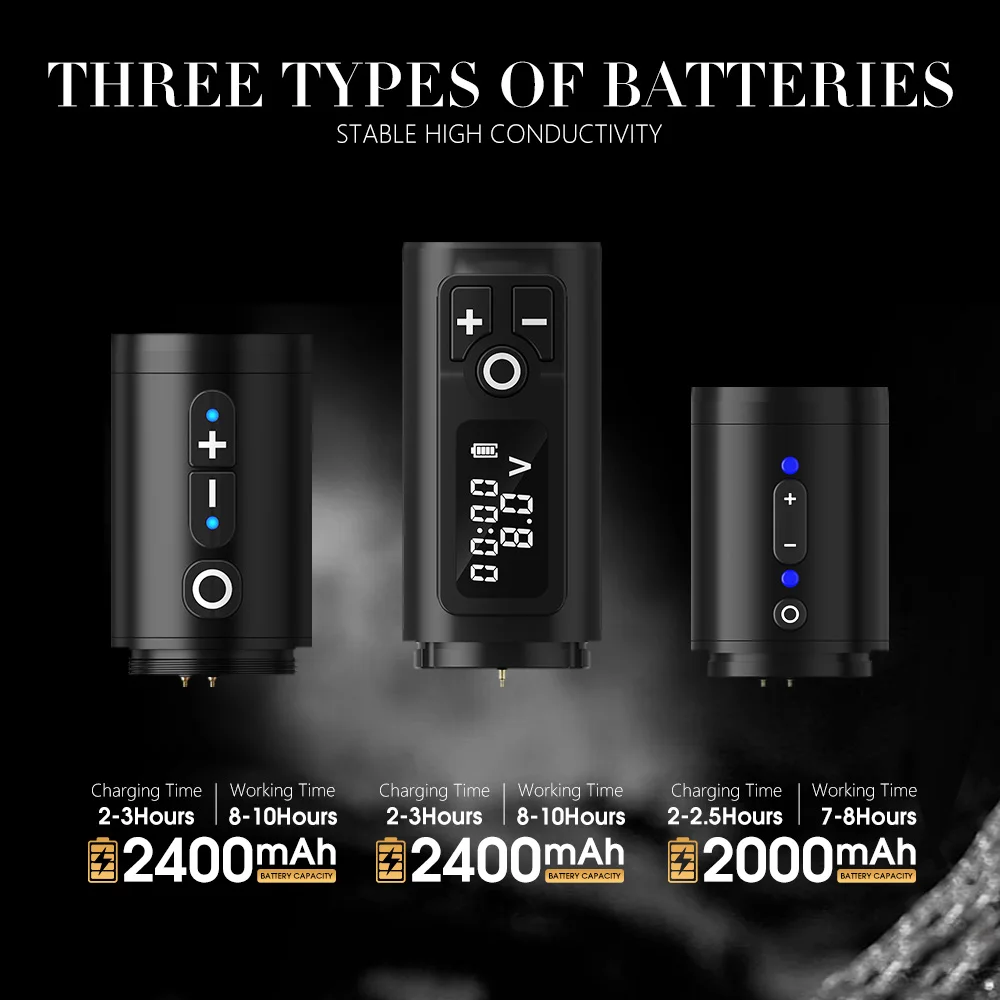 Wireless Tattoo Machine tattoo pen tattoo motor tattoo supplies Portable Battery Rotary Pen Capacity 2400mah Strong Coreless Motor For Artist Body