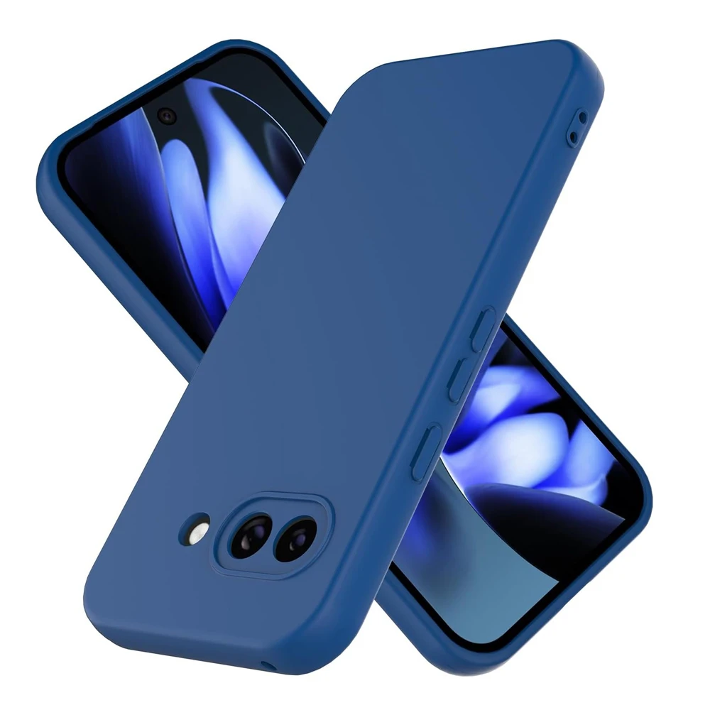 Elegant Liquid Silicone Phone Case in Pure Color