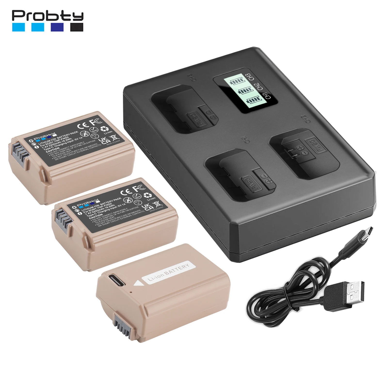 ProbtyNPFW50NPFW50BatteryTypeCDirectChargeforSonyZVE10