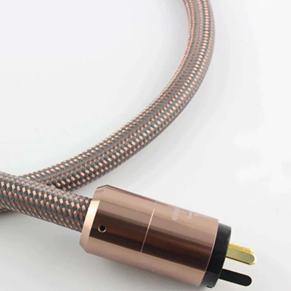 Hi-End Hifi Amplifier US/ EU /AU Plug AC Cable Power Cord Hifi Audio Vedio Power Cable Amplifier Cord