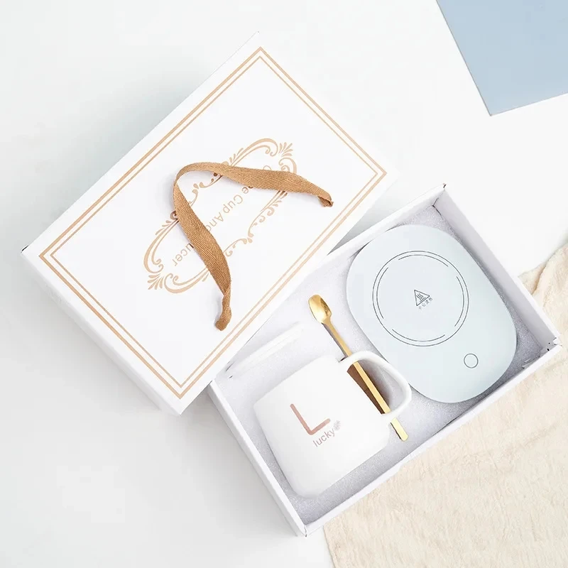 سخان الأكواب الأنيق - تسخين بدون لمس، 55 ° C درجة...