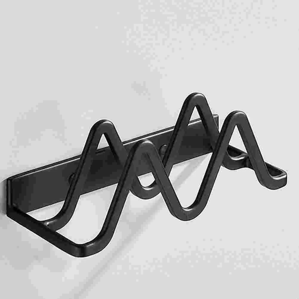 

Lid Rack Kitchen Storage Holder Pot Cover Racks Cutlery Organiser Stand Wall Mounted Hooks Supply Organizer Hanger Hanging
