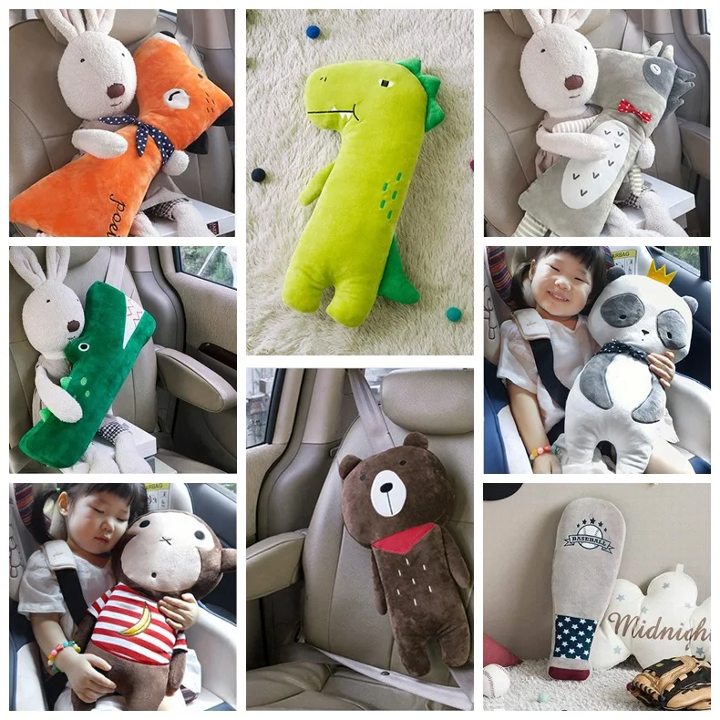 Baby Pillow Baby Carriage Protective Car Neck Pillow Sleeping Car Sleeping Neck Protection Cartoon Animals