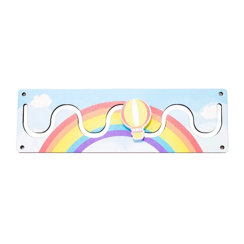 NEW Montessori Educational Toys Busy Board Activity Clocks Hourglass Cloud Frog Crocodile Aircraft Matching Board Baby Boy Gift