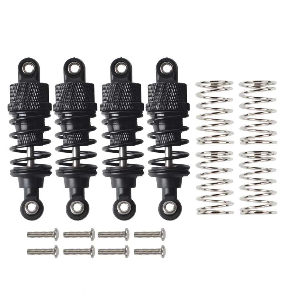 Kit 4 Ammortizzatori RC In Alluminio Per Tamiya TT-01 TT-02 TA05 TL-01 TA03 MF-01X