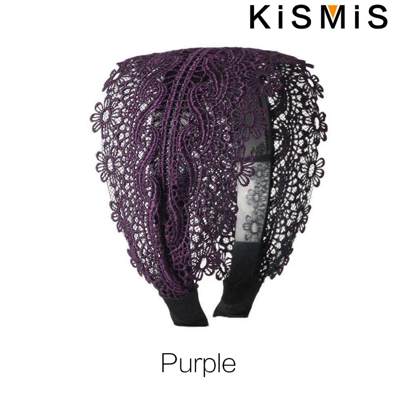 1PC Einfache Stirnband Frauen Seite Haar Bündel Mode Süße Hoop Net Frische Druck Haar Clip Haar Zubehör für Frauen – Detail 6