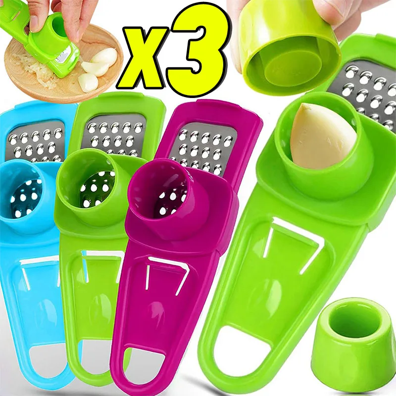 1/3pcs Garlic Press Crusher Manual Mincer Chopping Tool Home Garlic Masher Kitchen Ginger Garlic Grinding Grater Kitchen Tools 1/3pcs Garlic Press Crusher Manual Mincer Chopping Tool Home Garlic Masher Kitchen Ginger Garlic Grinding Grater Kitchen Tools