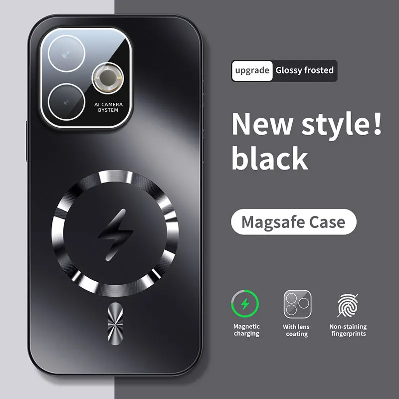 Magnetic Heat Dissipation Matte Protective Case with Adsorption Technology