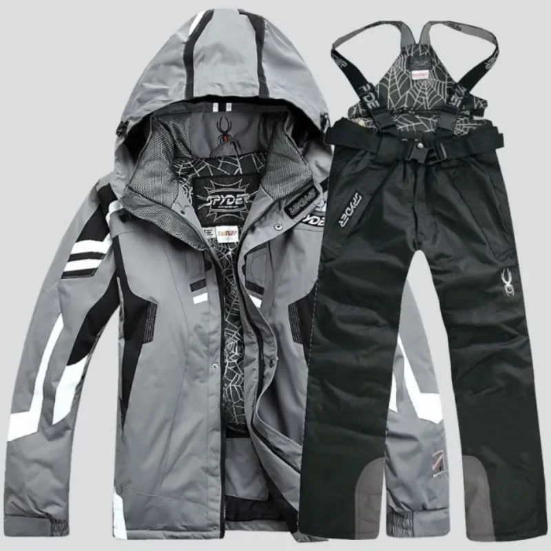 Special Offer, Men's Ski Suit, Coat Cotton, Windproof, Waterproof and Breathable Single and Double Board Super Warm Clothes