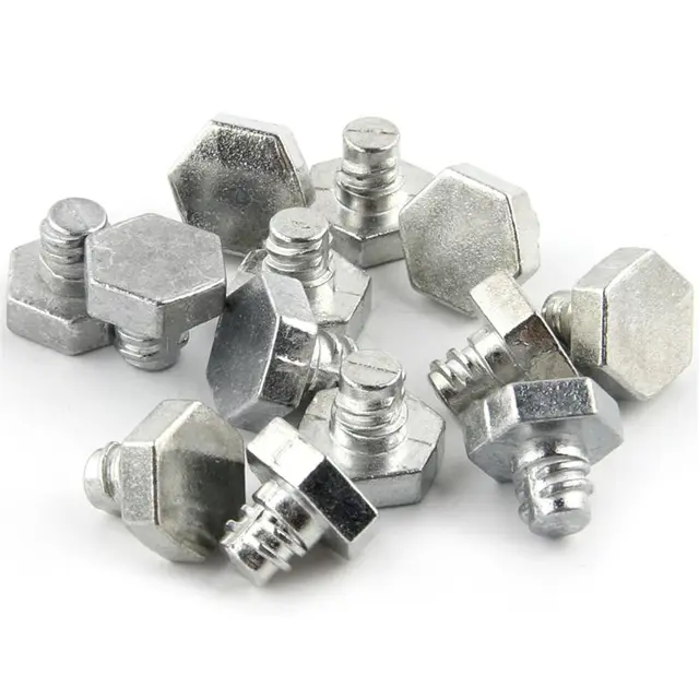 6 Pcs Performance Tip Pack Parts Kits Replacement Part Spin Track Spinning Tops Screw Metal Face Bolts 2