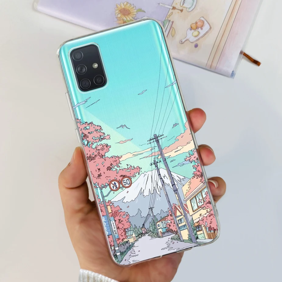 Stylish Painted Soft Silicone Phone Case with Bumper