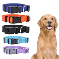 adjustable pet collars nylon puppy kitten collar strong and durable neck band suitable for small and medium dogs and cats