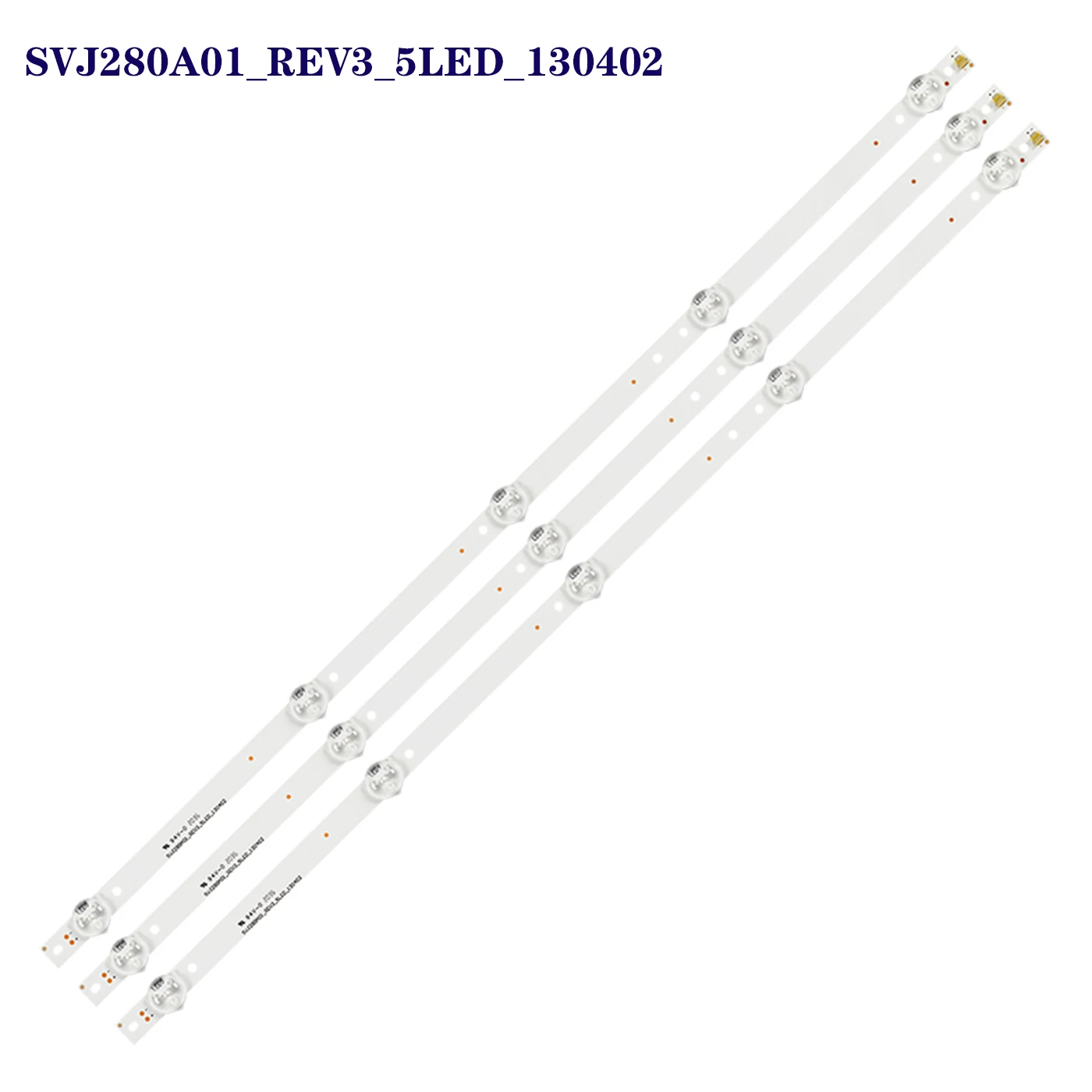 Led Backlight Tira Svj280a01 Rev3 5led 130402 para Proline Bravis Changhong 28 Polegadas Luzes M10 28c2000b H280b7100c Novo - Imagem 5