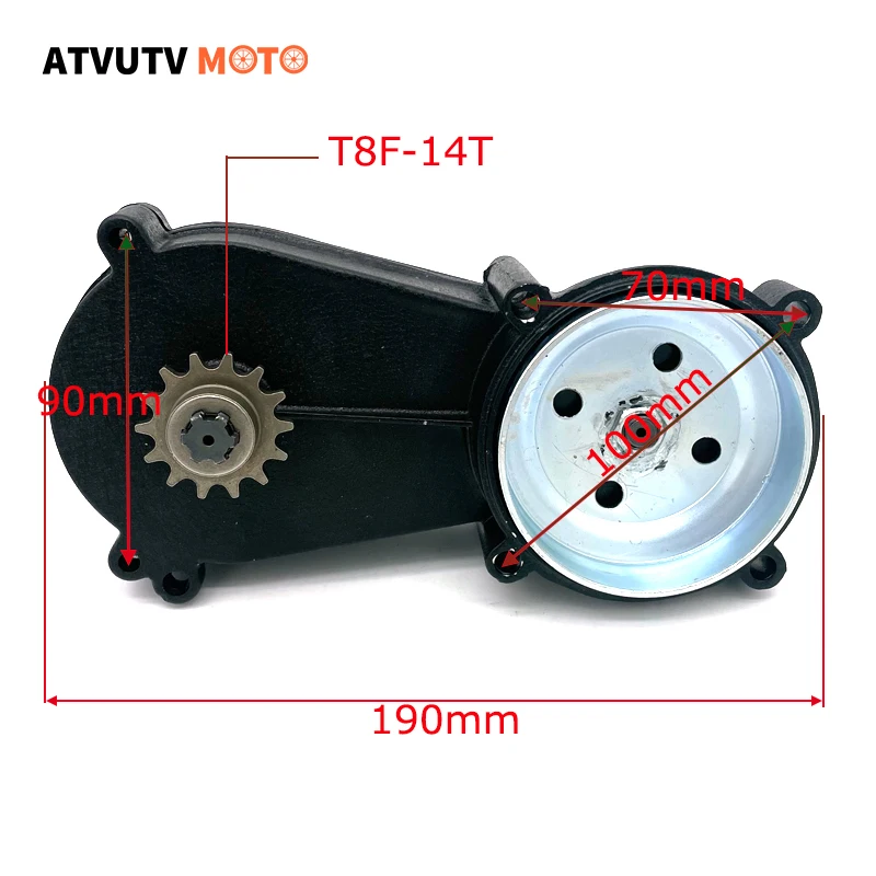 11 13 14 17 20 Denti T8F 43Cc 47Cc 49Cc Dual Chain Clutch Gear Box Per 2 Tempi Mini Moto Pit Dirt Bike Quad Atv Buggy Go Kart