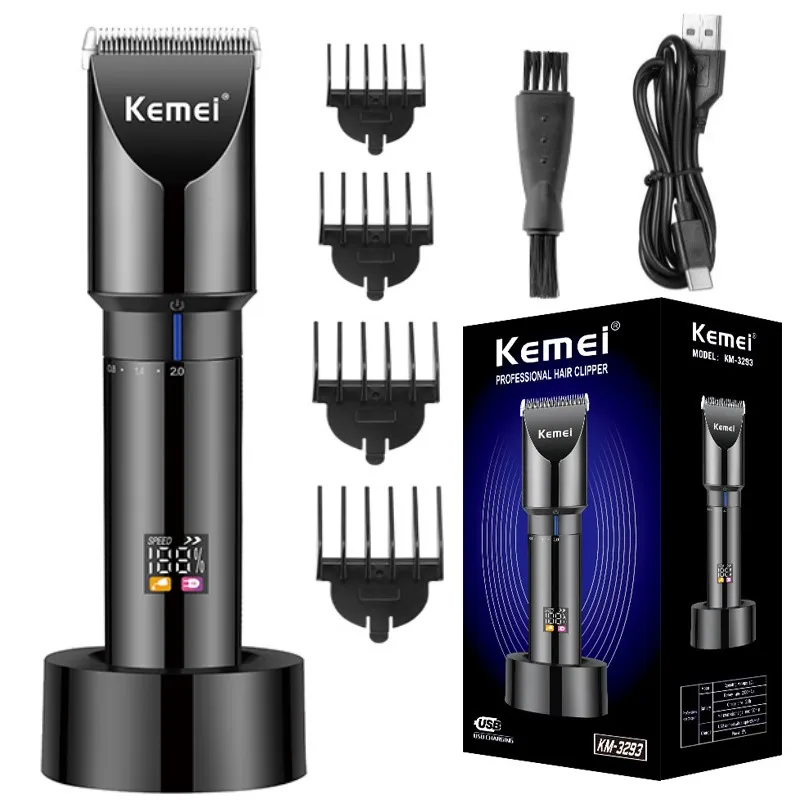 

Kemei Professional Hair Clipper For Men Beard Trimmer Machine for Shaving Hair Trimmer Hair Cutting Machine Beard Trimmer 3293