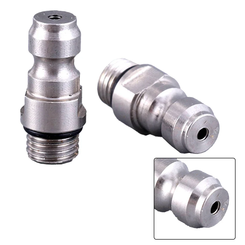 8mm M8x1 Universal Male Thread Stainless Steel Quick-Disconnect Plug Adapter Convert 8mm Female Connectors To M8 Male Threads