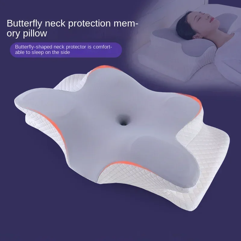 Cuscino Cervicale Ortopedico In Memory Foam Con Federa Rinfrescante, Regolabile Per Dormire Su Schiena, Fianco E Pancia, Allevia Il Dolore Al Collo