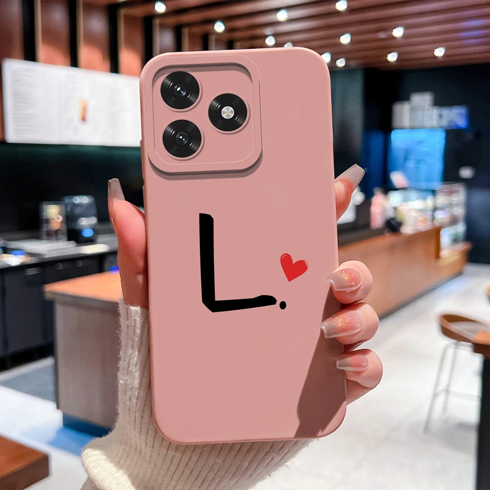 Simple Heart Design - Premium Soft Liquid Silicone Phone Case Cover