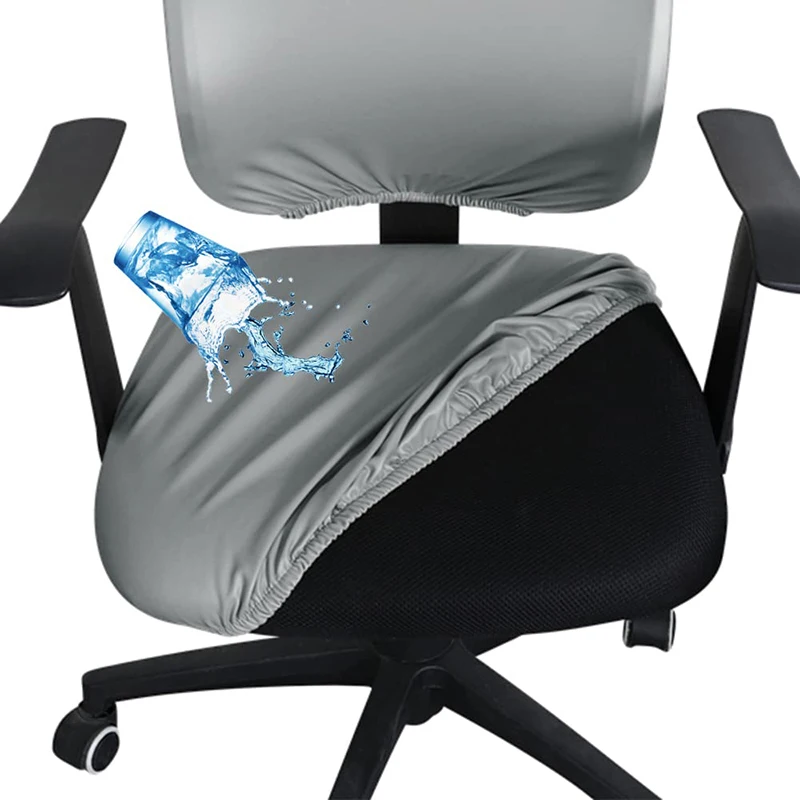 Ubuy Grey Office Chair With Arms Ubuy Cover For Office Chair With