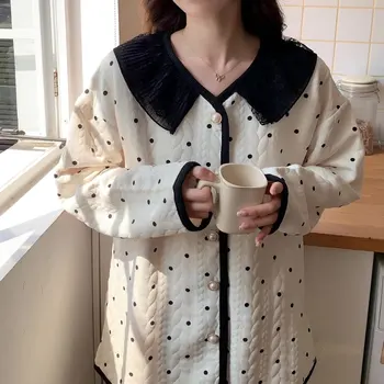 Autumn Breastfeeding Pajamas Breast Feeding Nightwear Maternity Nursing Pajama Sets Maternity Nursing Sleepwear Pregnancy Pyjama