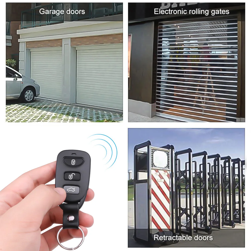 4 Channel 433Mhz Cloning Remote Control RF Wireless Transmitter Key Electoric Door Car Garage Door Electric Motorcycle wireless remote control,wireless remote controller,garage remote control