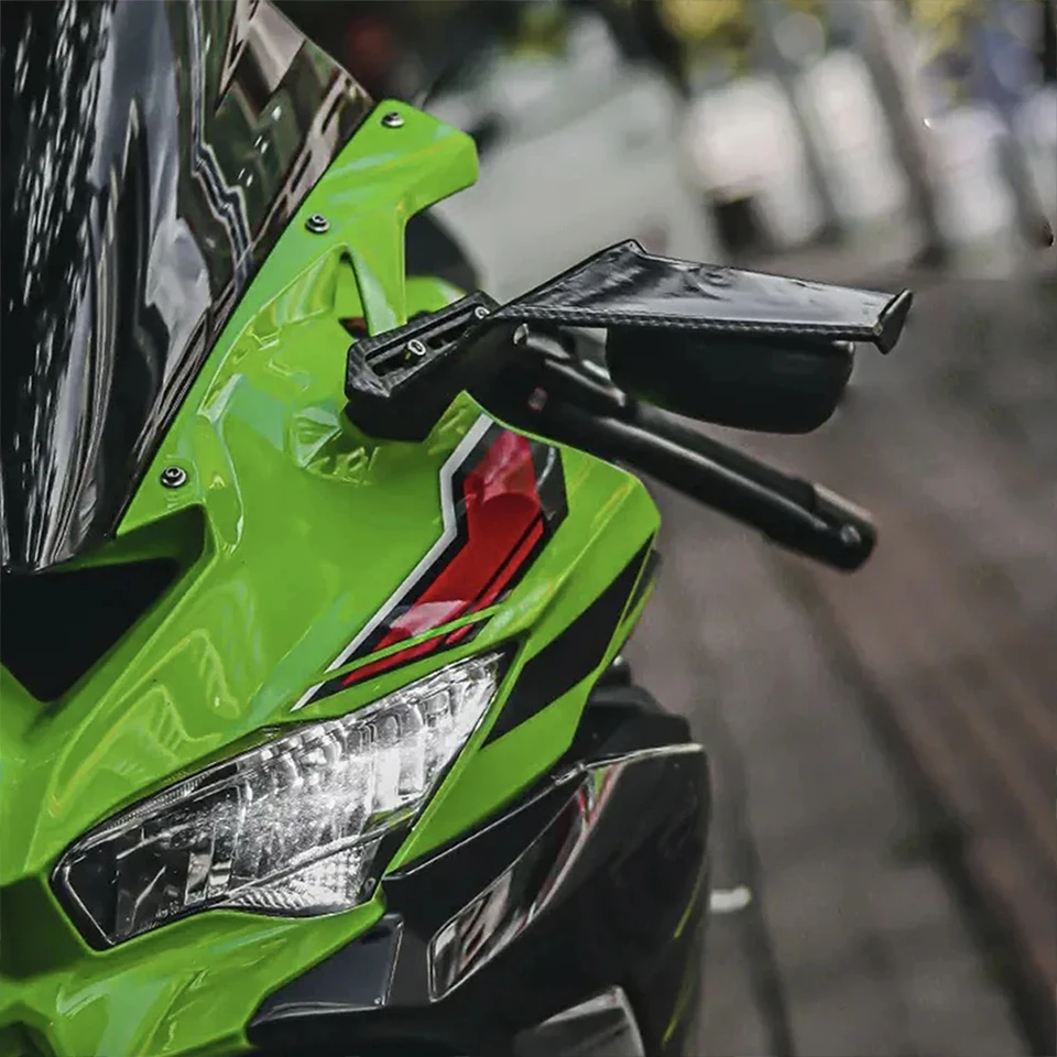 ミラー Amazon | に適合するカワサキ 2013-2018 ZX-6R ZX6R オートバイ回転式