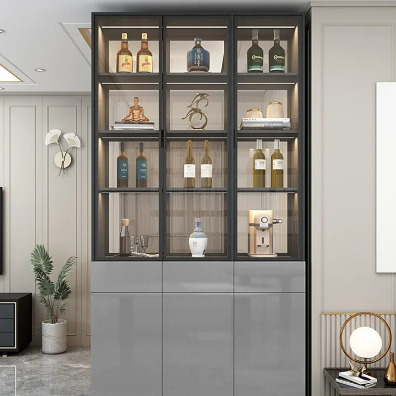 Wooden Shoe Wine Cabinets Living Room European Wall Display Storage Liquor Mueble Licorera Home Wine Cabinets Furniture QF50JG