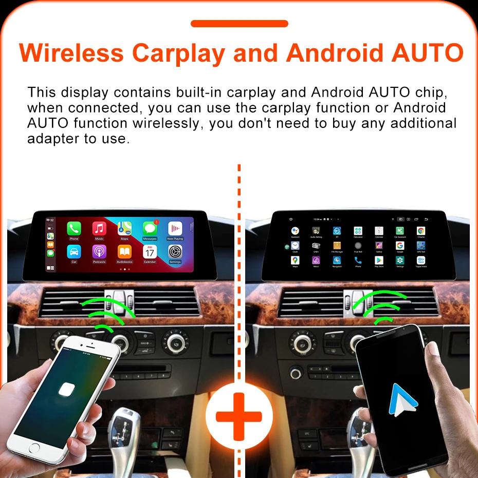 Snapdragon 8 CORE Drahtlose CarPlay Android 13 Auto Auto Radio Für BMW 5 3 Serie E60 E61 E62 E63 E90 e91 E92 E93 Multimedia GPS – Detail 11