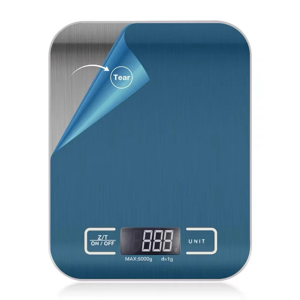 

Kitchen Scale 10Kg/1g Weighing Food Coffee Balance Smart Electronic Digital Scales Stainless Steel Design for Cooking and Baking